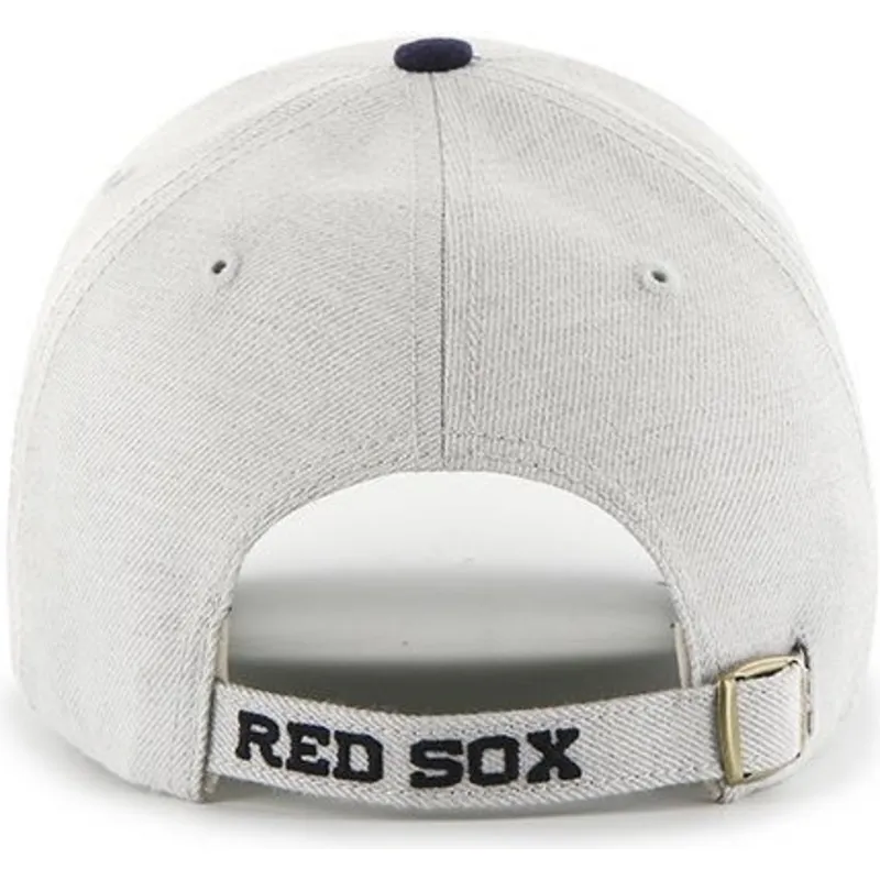 czapki-curva-szary-tasma-regulowana-boston-red-sox-mlb-47-brand