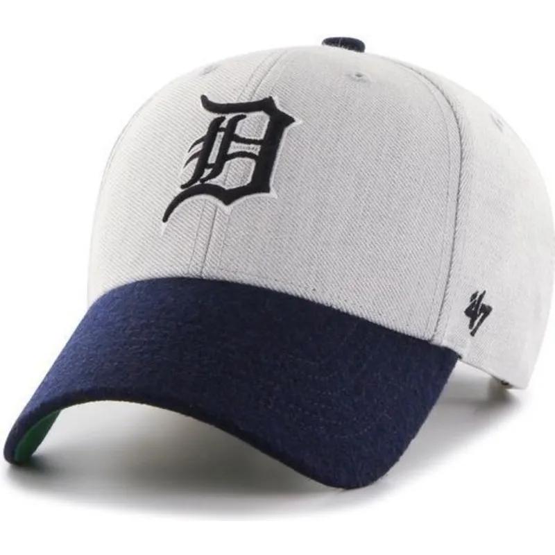 czapki-curva-szary-tasma-regulowana-detroit-tigers-mlb-47-brand