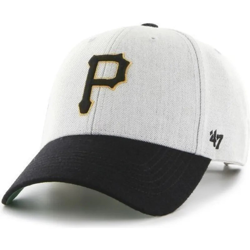 czapki-curva-szary-tasma-regulowana-pittsburgh-pirates-mlb-47-brand