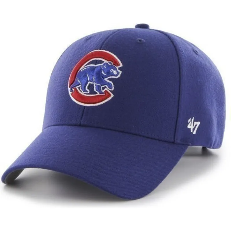 czapki-curva-niebieski-tasma-regulowana-lisa-chicago-cubs-mlb-47-brand