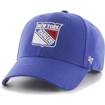 czapki-curva-niebieski-tasma-regulowana-new-york-rangers-nhl-47-brand