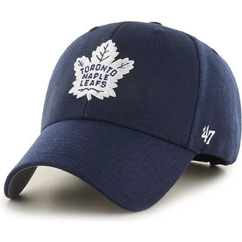 czapka-z-daszkiem-zakrzywionym-granatowa-nhl-toronto-maple-leafs-47-brand