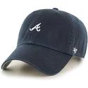 czapki-curva-granatowy-tasma-regulowana-pequeno-atlanta-braves-mlb-47-brand