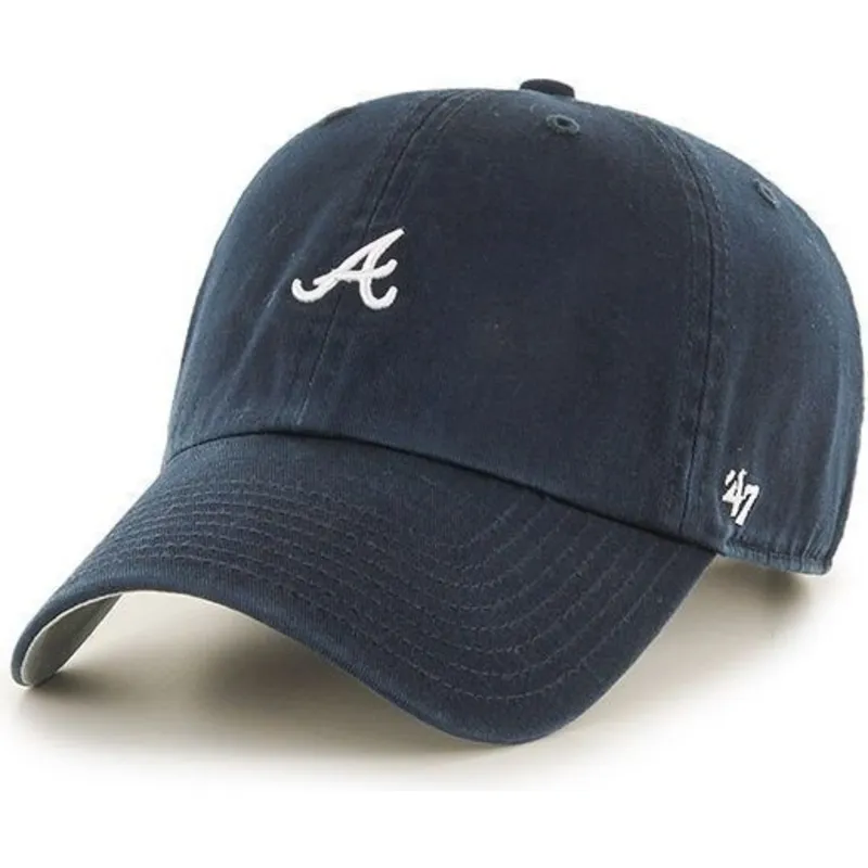 czapki-curva-granatowy-tasma-regulowana-pequeno-atlanta-braves-mlb-47-brand