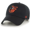 czapki-curva-czarny-tasma-regulowana-frontal-baltimore-orioles-mlb-47-brand