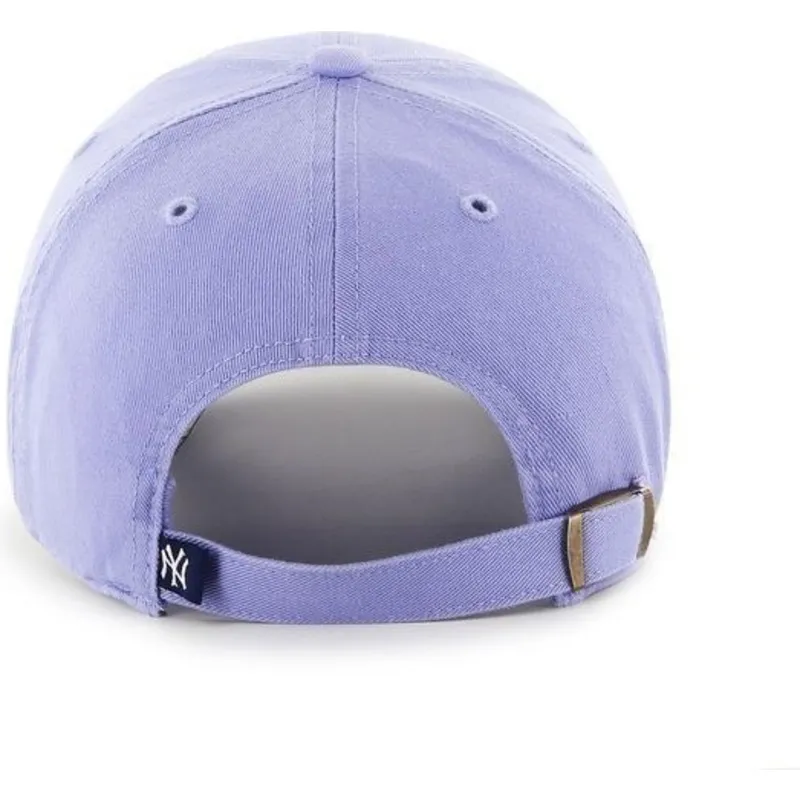 czapki-curva-fioletowy-tasma-regulowana-frontal-grande-new-york-yankees-mlb-47-brand