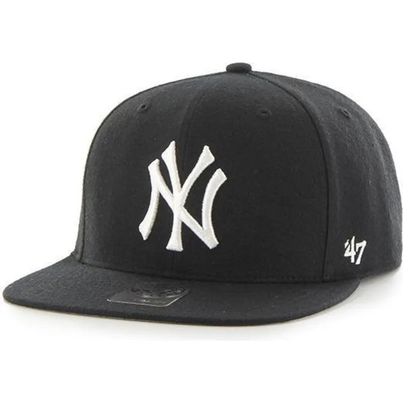 czapki-plana-czarny-snapback-dla-dziecka-new-york-yankees-mlb-47-brand