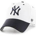 czapki-curva-bialy-tasma-regulowana-new-york-yankees-mlb-47-brand