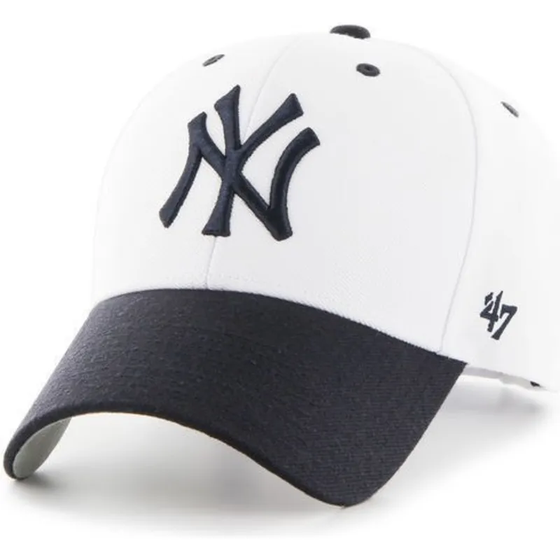 czapki-curva-bialy-tasma-regulowana-new-york-yankees-mlb-47-brand czapki-curva-bialy-tasma-regulowana-new-york-yankees-mlb-47-brand