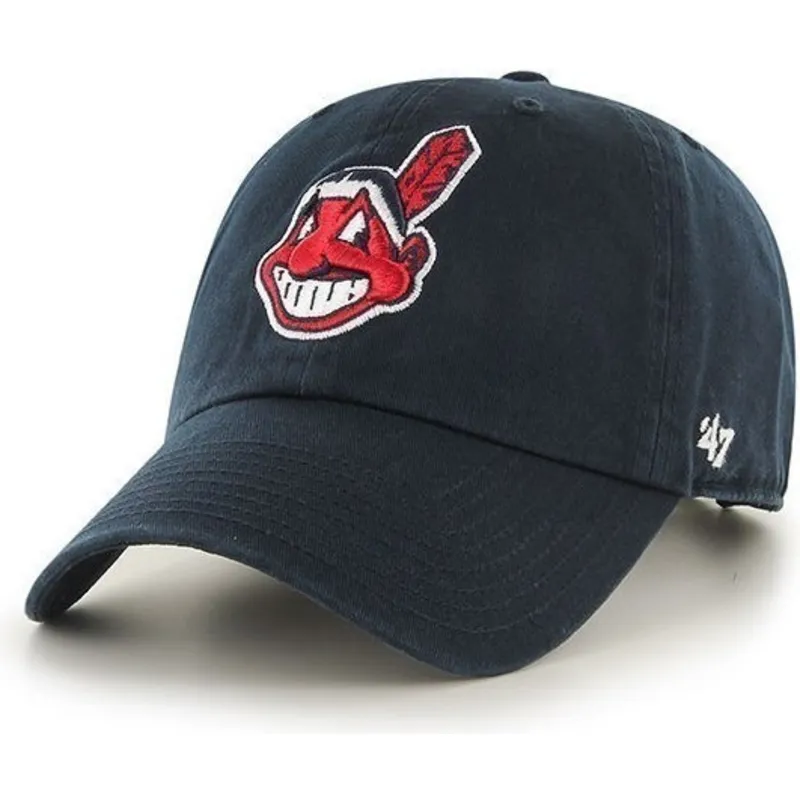 czapki-curva-granatowy-tasma-regulowana-cleveland-indians-mlb-47-brand czapki-curva-granatowy-tasma-regulowana-cleveland-indians-mlb-47-brand