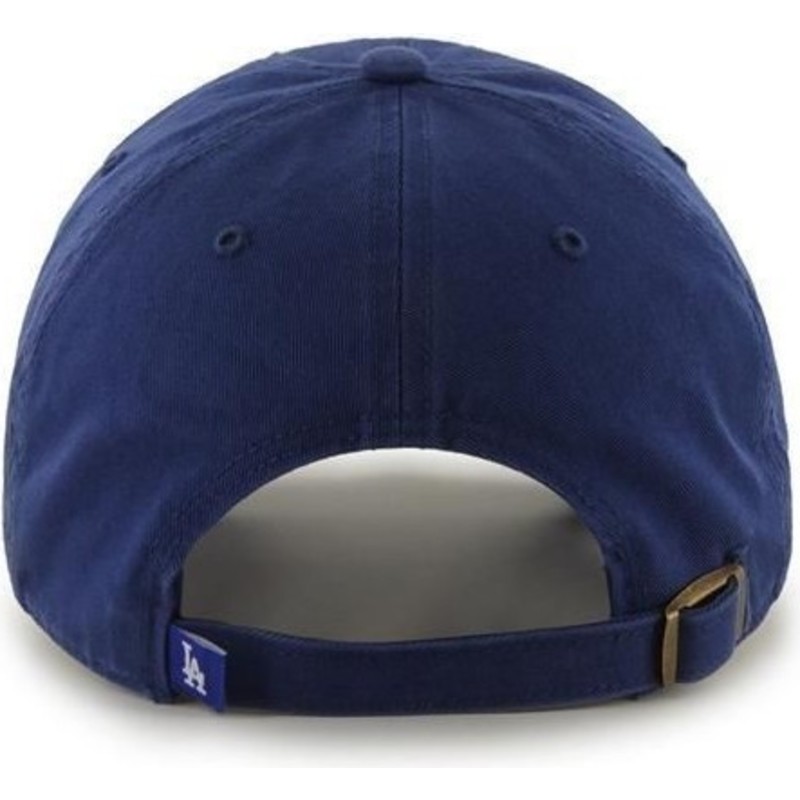 wyginieta-czapka-niebieska-z-logo-litery-los-angeles-dodgers-mlb-clean-up-47-brand