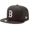 czapki-plana-czarny-dopasowany-59fifty-essential-boston-red-sox-mlb-new-era