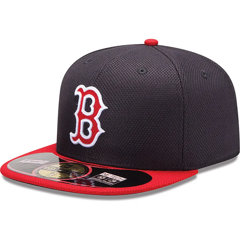czapki-plana-czerwony-dopasowany-59fifty-diamond-era-boston-red-sox-mlb-new-era