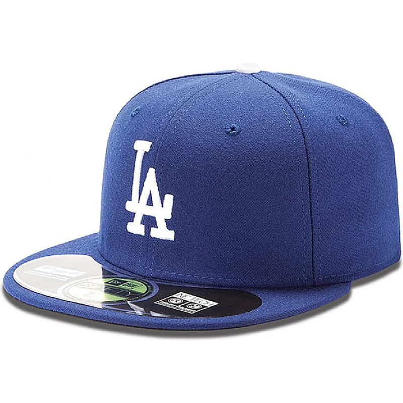 czapki-plana-niebieski-dopasowany-59fifty-authentic-on-field-los-angeles-dodgers-mlb-new-era