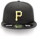 czarna-dopasowana-czapka-z-plaskim-daszkiem-59fifty-authentic-on-field-pittsburgh-pirates-mlb-od-new-era