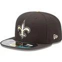 czapki-plana-czarny-dopasowany-59fifty-authentic-on-field-game-new-orleans-saints-nfl-new-era