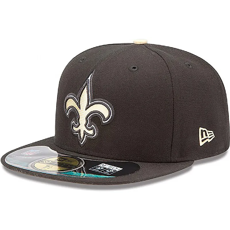 czapki-plana-czarny-dopasowany-59fifty-authentic-on-field-game-new-orleans-saints-nfl-new-era czapki-plana-czarny-dopasowany-59fifty-authentic-on-field-game-new-orleans-saints-nfl-new-era