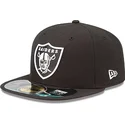 czapki-plana-czarny-dopasowany-59fifty-authentic-on-field-game-las-vegas-raiders-nfl-new-era