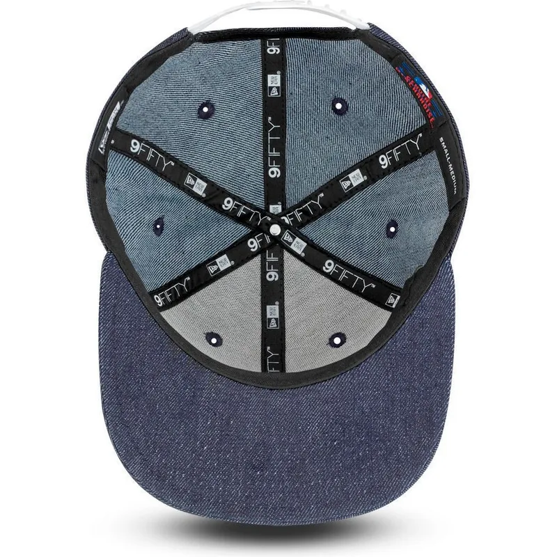 czapki-plana-granatowy-snapback-9fifty-essential-denim-new-york-yankees-mlb-new-era