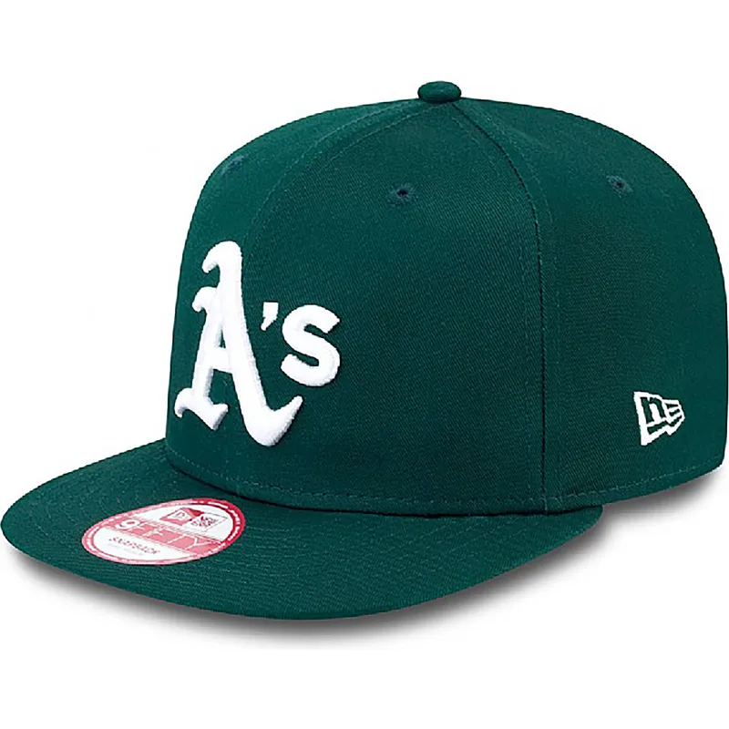 czapki-plana-czarny-snapback-9fifty-essential-oakland-athletics-mlb-new-era