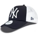 granatowa-czapka-trucker-clean-a-frame-new-york-yankees-mlb-od-new-era