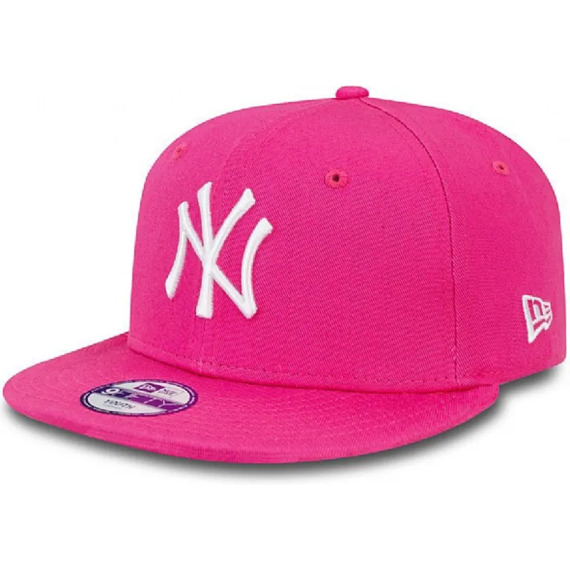 czapki-plana-roz-snapback-dla-dziecka-9fifty-essential-new-york-yankees-mlb-new-era