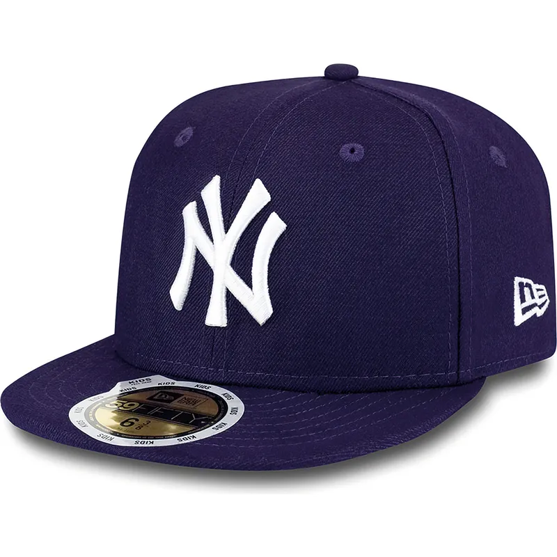 czapki-plana-fioletowy-dopasowany-dla-dziecka-59fifty-essential-new-york-yankees-mlb-new-era czapki-plana-fioletowy-dopasowany-dla-dziecka-59fifty-essential-new-york-yankees-mlb-new-era